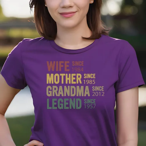 Vista 30 de Sudadera con capucha personalizada con diseño de línea de tiempo de la familia vintage