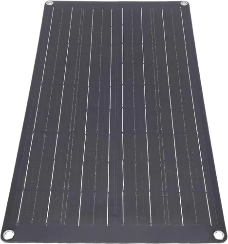 Vista 3 de WALFRONT Cargador de coche de panel solar, cargador de batería portátil eficiente de 25 W para emergencias al aire libre, ligero para acampar