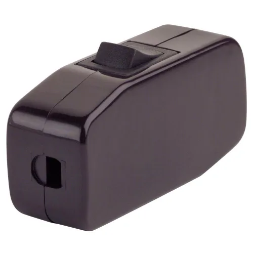 Vista 2 de Leviton Interruptor de electrodoméstico 5410-W, basculante de interruptor de alimentación a través; polo único, tiro único; 3A-125V CA. Blanco