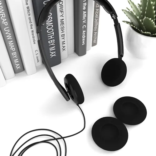 Vista 3 de Almohadillas de espuma de repuesto para auriculares Plantronics, tamaño estándar, auriculares de oficina H251 H251N H261 H261N H351 H351N H361 H361N