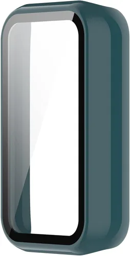 Vista 7 de Funda para reloj compatible con Amazfit Band 7, protector de pantalla de policarbonato duro, antiarañazos, a prueba de golpes, bisel protector