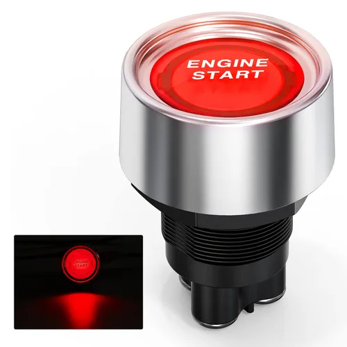 Vista 9 de Nilight - Interruptor de 3 palancas, panel basculante de 12 V con luz LED y cubierta abatible, placa de interruptor de encendido/apagado de alta