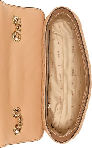 Vista 3 de GUESS Keillah - Solapa cruzada convertible, color beige, Beige