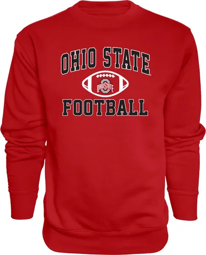 Vista 16 de Blue 84 NCAA sudadera de cuello redondo para hombre, color del equipo de fútbol