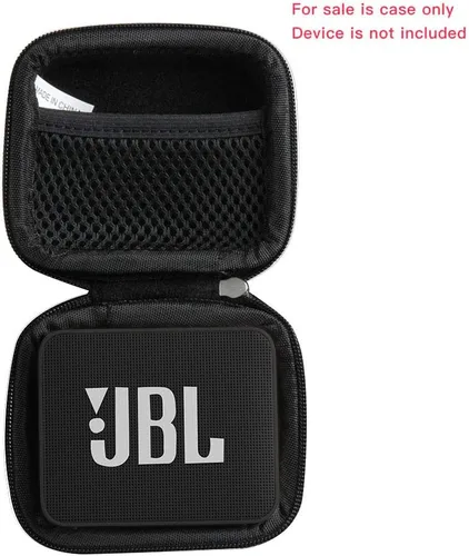 Vista 2 de Hermitshell Funda de viaje para JBL GO2 - Altavoz Bluetooth ultra portátil impermeable (negro)