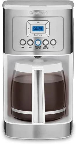 Vista 13 de Cuisinart Cafetera de 14 Tazas, Máquina de Café Programable PerfecTemp con Jarra de Vidrio, Configuración de 1-4 Tazas, Control de Fuerza de Acero