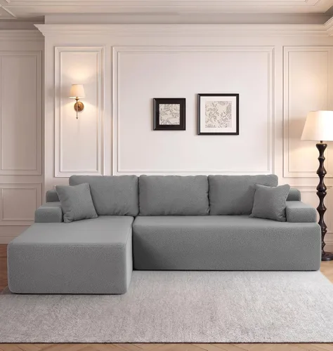 Vista 15 de Fond&Found - Sofá modular modular no requiere montaje, sofá modular de gran tamaño para sala de estar y oficina