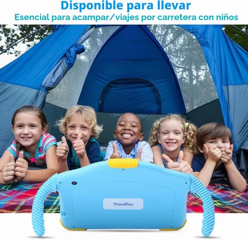 Vista 5 de Tablet para niños pequeños Tablet Android para niños con WiFi doble cámara 1GB 32GB almacenamiento 1024 x 600 pantalla táctil modo de control Rosa