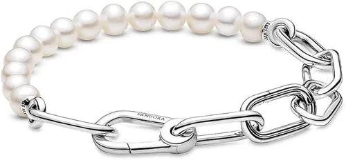 Vista 2 de Pandora Jewelry Me - Pulsera de perlas cultivadas de agua dulce tratadas para mujer
