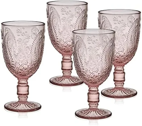Vista 8 de Fitz and Floyd Maddi - Juego de 4 copas de vino, transparente