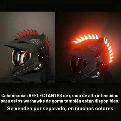 Vista 4 de Hoja de sierra customtaylor33 Warhawk/Mohawk de hule casco accesorio pieza (no incluido)
