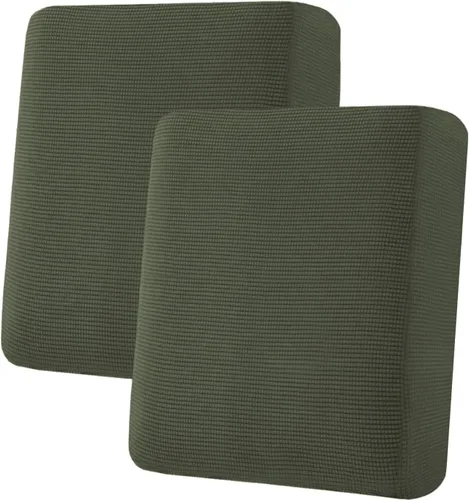 Vista 169 de H.VERSAILTEX Fundas de Cojín de Asiento Individuales Super Elásticas Fundas de Sofá Fundas de Cojín de Sofá Fundas Deslizables Juegos Tela de Sarga