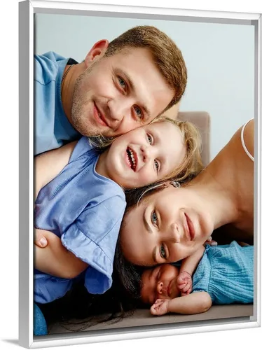 Vista 24 de Impresiones en lienzo personalizadas con tus fotos, impresiones artísticas personalizadas de fotos a lienzo para fotos de familiares, bodas Sin marco