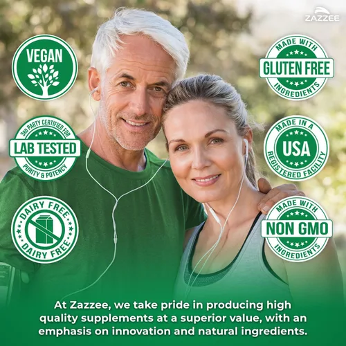 Vista 6 de Zazzee Extracto orgánico de Rhodiola 10:1 USDA, 60 cápsulas, suministro