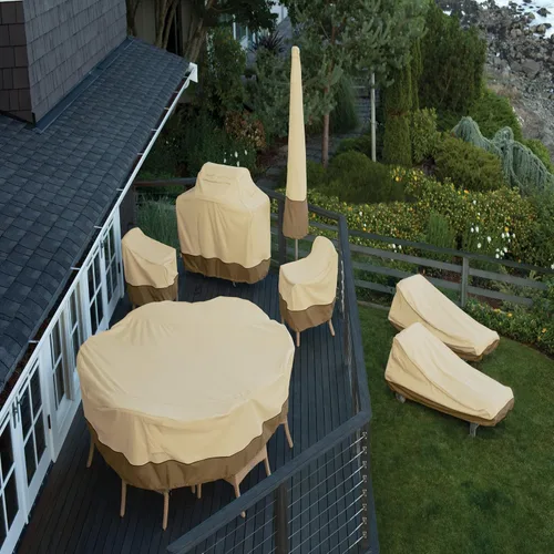 Vista 12 de Classic Accessories Veranda - Cubierta para parrilla de barbacoa Bistro resistente al agua de 30 pulgadas