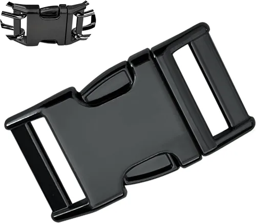 Vista 7 de Dog Collar Buckle, Fastener Stainless Steel Buckle for Small Medium Large Dogs Collar Steel Chrome Plated