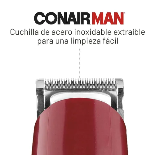 Vista 3 de Cortadora eléctrica para barba y bigote de hombre Conair.