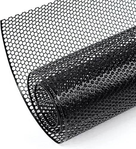 Vista 13 de AggAuto - Pantalla de malla de acero inoxidable 304 de 47 x 16 pulgadas, recubierta de cloruro de polivinilo, para rejilla de ventilación Negro