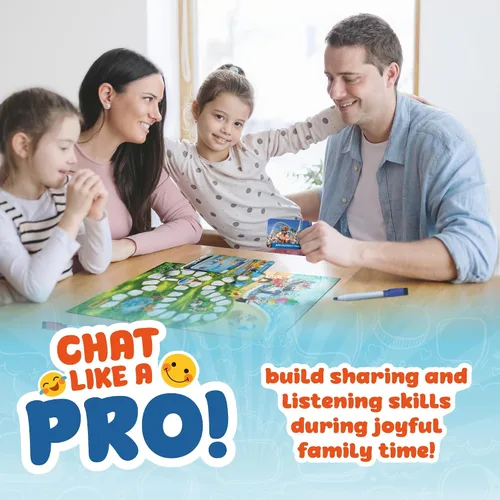 Vista 6 de SkillEase Juego de habilidades sociales Chatter Pop para pensar en los demás, materiales de terapia del habla, juegos de terapia, educativos