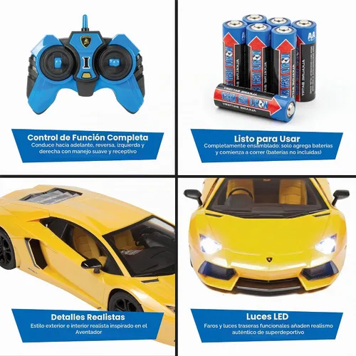 Vista 3 de World Tech Toys – Lamborghini Aventador LP 700 – 4 de 2,4 GHz listo para correr RC vehículo (escala 1: 14)