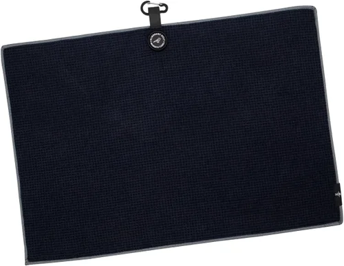Vista 3 de Toalla de golf magnética, diseño de gofre de microfibra con clip, imán de fuerza industrial para un fuerte agarre a bolsas de golf, carritos y palos