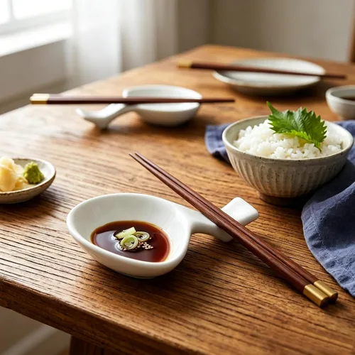 Vista 4 de Plato de cerámica para aperitivos, cuencos de inmersión para barbacoa, salsa de soja, ketchup, condimento, vinagre, sushi, ensalada, aceite