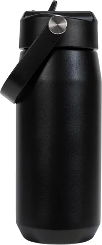 Vista 3 de PUMA Botella de agua de acero inoxidable aislada de 18 onzas unisex para adultos con pajilla y asa de transporte