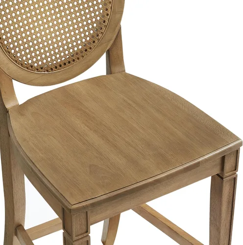 Vista 8 de Crosley Furniture Katia - Taburetes de mostrador con respaldo de bastón