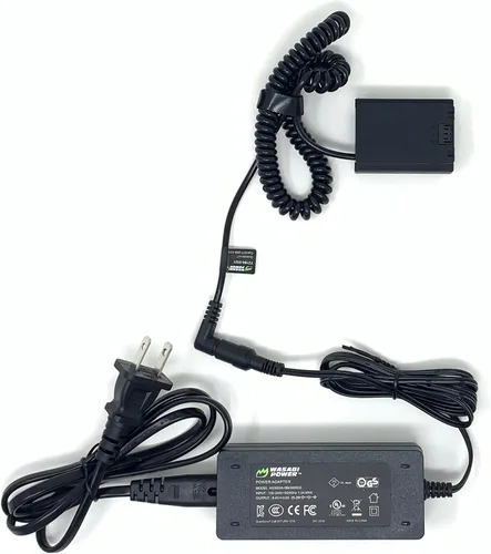 Vista 8 de Wasabi Power DCC-FZ100 Acoplador de CC y adaptador de CA para Sony NP-FZ1000 y Sony Alpha A1, A7 III IV, A7C, A7R III IV, A7S III, A9, A9 II, A9R