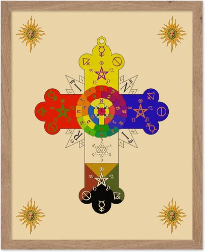 Vista 46 de Poster Master Póster religioso clásico, impresión espiritual vintage, regalo para artista, amigo, placas shiviti, libro de oraciones hebreo, judío