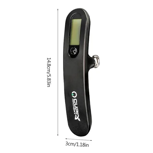 Vista 3 de Báscula de equipaje compuesto de caza con pantalla LCD, escala digital de 110 libras, báscula de recursos de tiro con arco digital, báscula