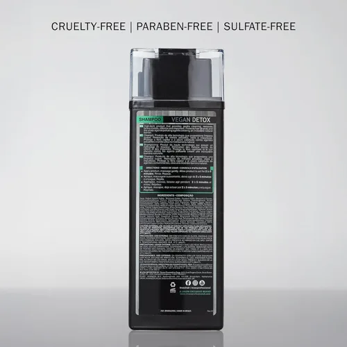 Vista 7 de TRUSS Champú de desintoxicación de metal vegano – Champú clarificador para mujeres y hombres – Limpia suavemente la acumulación, el exceso de aceite