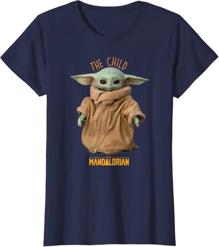 Vista 25 de Star Wars The Mandalorian Grogu The Child Photo Pose - Camiseta linda Negro
