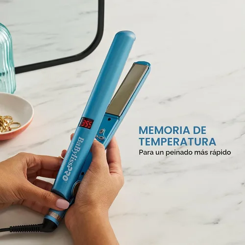 Vista 4 de BaBylissPRO Nano Titanium Flat Iron Hair Straightener, Digital Flat Iron for Pro Salon Results, Styling Tool for All Hair Types