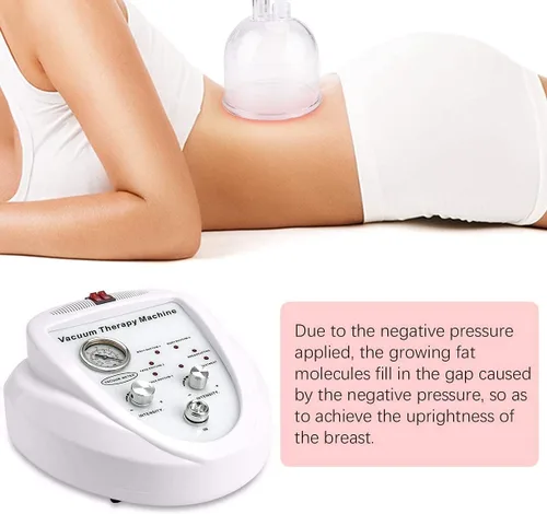Vista 4 de Máquina de terapia de vacío, dispositivo profesional de acupuntura que forma el cuerpo, nueva máquina para el cuidado del cuerpo con 30 tazas y 3