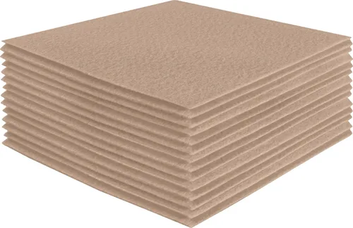 Vista 136 de FabricLA Hojas de fieltro acrílico para manualidades, cuadrados de fieltro precortados suaves de 4 x 4 pulgadas (3.9 in x 3.9 in), utiliza hojas