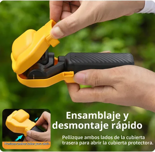 Vista 4 de Funda protectora de pantalla de lente cardán para DJI Osmo Pocket 4P Negro