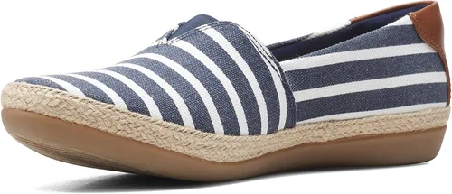 Vista 8 de Clarks CloudSteppers Danelly Sky mocasines de ante sintético para mujer