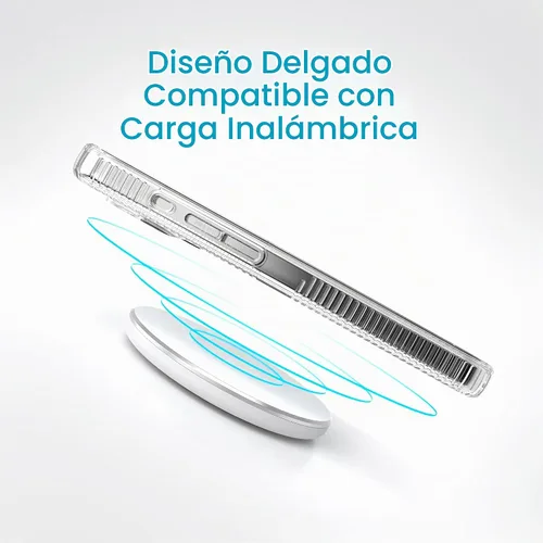 Vista 5 de Speck Funda transparente para iPhone 15 Pro, delgada, protección contra caídas, agarre, resistente a los arañazos, no se amarillea, funda