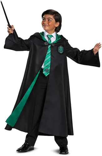 Vista 5 de Harry Potter Robe Official Hogwarts Wizarding World Costume Robes Deluxe Kids Size Dress Up Accessory