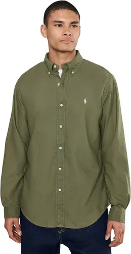 Vista 30 de POLO RALPH LAUREN Men's Classic Fit Plaid Oxford Shirt Blanco básico
