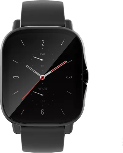 Vista 5 de Yrzper Compatible con Amazfit GTS 2 Smartwatch Case Plated Ultra-ThinTPU 360° Protector de pantalla de cuerpo entero Protector de pantalla de Negro