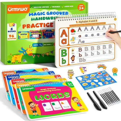 Vista 9 de URMYWO Actividades de aprendizaje preescolar, libro de ejercicios de jardín