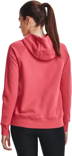 Vista 2 de Under Armour Rival - Sudadera con capucha para mujer, de vellón, sin botones