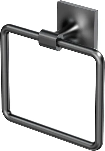Vista 17 de Gatco 5712 Clarion - Toallero de mano montado en la pared para tocador de baño, accesorio de accesorios de baño acrílico y cromado