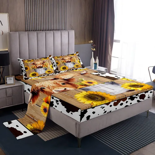 Vista 8 de Manfei Juego de sábanas de flor de loto morado, tamaño individual, juego de ropa de cama bohemio con libélula para niños, niñas y adultos, juego