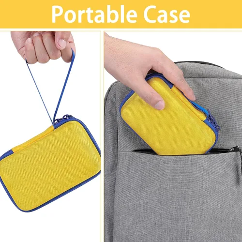 Vista 6 de Aenllosi Hard Carrying Case Compatible with Blaze Capcom Super Pocket Arcade Gaming Handhled,Mesh Pocket for USB Cable & Evercade Cartridges(Case