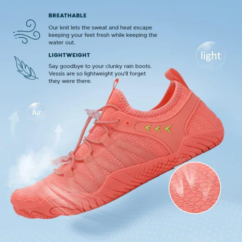 Vista 3 de Zapatos de agua para mujeres, hombres, zapatos de playa para mujeres, zapatos de natación, zapatos de piscina, zapatos de río, zapatos de secado