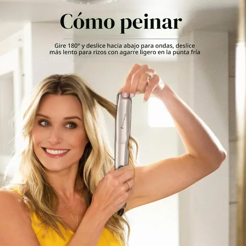 Vista 8 de Remington PRO 1 "Multi-styler con tecnología Twist & Rizle, protección de color de color, Champagne, S16A11 (S16A10) Multiestilizador de 1 pulgada