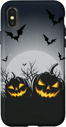 Vista 5 de Halloween Case Scary Pumpkin Face Phone Case Halloween Lover Case for iPhone 16